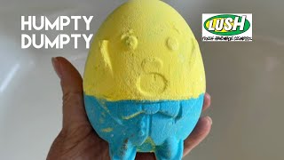 Lush ‘Humpty Dumpty’ Easter 2021 bath bomb  Tub DemoReviewScent Description [upl. by Jackson]