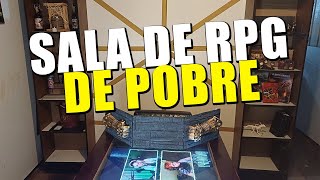 FIZ UMA SALA DE RPG DE MESA DE POBRE AGORA É SÓ JOGAR COM A FAMÍLIA [upl. by Zephan]