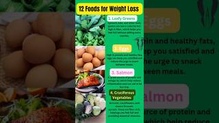 12 Foods For Weight Loss weightloss howtoloseweight food shortsvideo shorts [upl. by Genna]