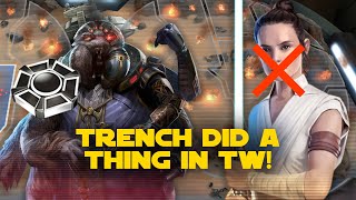 TW Omicron Trench vs Rey Nest Cron  SWGOH [upl. by Bainbridge254]