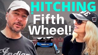 Fifth Wheel Hitching  Reese M5 Review  Changing Lanes [upl. by Alliber]