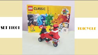 29  Tricycle  Lego Classic  Set 11001  Stop Motion [upl. by Ayoted]