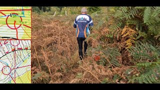 Headcam Orienteering in Ganløse Eged Denmark [upl. by Egroeg]