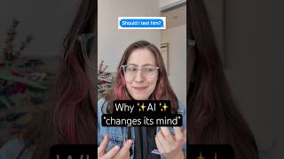 Why AI quotchanges its mindquot 🧐 [upl. by Nolrev]