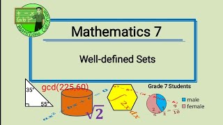 Math 7 Welldefined Sets [upl. by Anitnegra872]