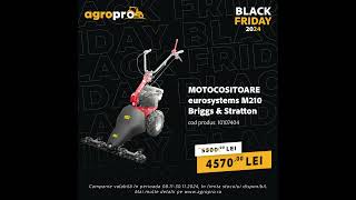 Motocositoare Eurosystems M210 motor BriggsampStratton 625EXi 55 CP blackfriday [upl. by Gasparo334]