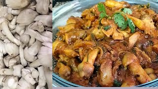 KARAN CHATU RECIPEMUSHROOM RECIPE IN BENGALIDURGA CHATU RECIPE COOKING WITH SANCHITA [upl. by Honey570]