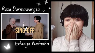 Reza Darmawangsa  SINGOFF TIKTOK SONGS vs Eltasya Natasha Part 17 Reaction Video So in Love 😊 [upl. by Rafaelle581]