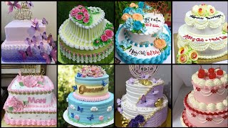 Best Two Tier Cake Design 😍  Latest 2 Tier Cakes  Two Tier Cake Decorating ideas [upl. by Harriette]