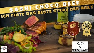 Beste Steak World Steak Challenge Sieger Sashi Choco Beef aus Finnland von Gourmetfleisch DADs BBQ [upl. by Evod]