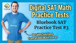 Digital SAT Math  Practice Test 3 [upl. by Ynnub]