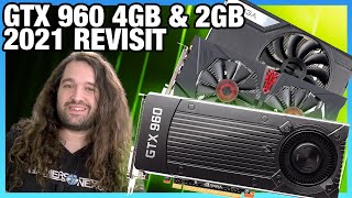 NVIDIA GTX 960 in 2021 Revisit 4GB amp 2GB Benchmarks vs 2060 3060 Ti Used GPUs amp More [upl. by Nickie]