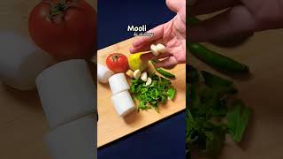 Mooli Ki Chutney Recipe 😋chutney moolirecipe shortsfeed food youtubeshorts cooking [upl. by Kort241]