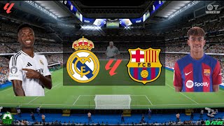 REAL MADRID vs BARCELONA  LA LIGA  EA FC25  PSD1EZ [upl. by Safire465]