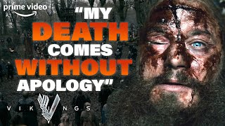 The Death of Ragnar Lothbrok and His Final Speech  Vikings  Prime Video [upl. by Grimona]