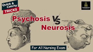 Psychosis vs Neurosis  Psychosis Disorder  Neurosis Disorder  Testpaperlive Nursing Classes [upl. by Ahsakat]