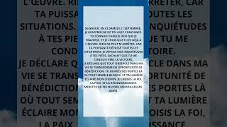 Prière pour débloquer les situations difficiles  5 Minutes de prière du matin prieredumatin [upl. by Daus]