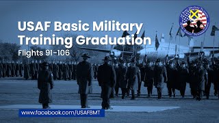 USAF Basic Military Training Graduation Ceremony Flights 91106  January 11 2024 [upl. by Neelrihs]