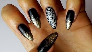 Imprezowy manicure Semilac [upl. by Ahsatam]