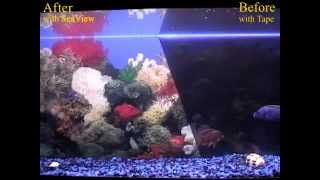 Seaview Video Demo  Mounting amp Iluminating your Aquarium Background [upl. by Awra]