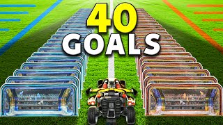 Rocket League but there are LITERALLY 40 GOALS [upl. by Lundgren]