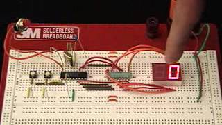 Mechatronics Lab  hexadecimal counter with software debounce [upl. by Adnilrem]