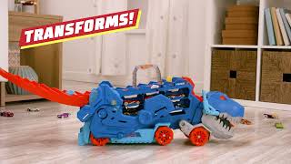 Hot Wheels Ultimate TRex Transporter [upl. by Eriam]