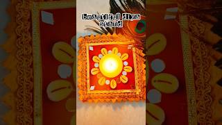 Beautiful amp easy Diya stand diwalidiyadecoration viralvideo shortvideo AAcreativecraft [upl. by Yrahcaz930]