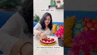 Let’s DIY Urli For NavratriDiwali Festival 5th day of Navratri White Colour DIY Ideas festivaldiy [upl. by Polivy936]