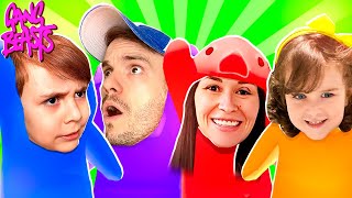 FAMÍLIA COMPLETA JOGA GANG BEASTS  Brancoala Games [upl. by Maupin]