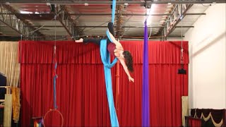 Bullet Drop  Aerial Silk Tutorial with Aerial Physique [upl. by Arrol]