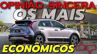 Carros mais ECONÔMICOS de 2024  Melhores Zero KM para GASTAR MENOS gasolina e ECONOMIZAR dinheiro [upl. by Lucien]