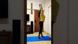 Increase height with this yoga yogaforbeginners ytshorts yogapractice yogalife yoga [upl. by Nnayar19]