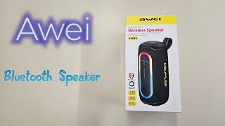 AWEI Bluetooth Speaker  The Review [upl. by Ahsiret]