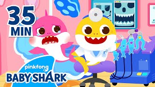 🏥Mommy Shark Visits Baby Shark Doctor  Compilation  BooBoo Episodes  Baby Shark Official [upl. by Nittirb]