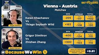 Basel amp Vienna 2nd Round Predictions  ATP 500 Best Bets from Betting Weekly Game Bet Match [upl. by Teplitz]