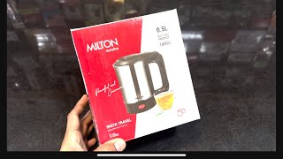 Milton Euroline 500ml Electric Kettle Review  coffee hot tea or milk etc  Travel Electric Kettle [upl. by Hana]