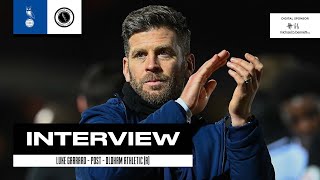 INTERVIEW  Luke Garrard post  Oldham Athletic A 13th February 2024 [upl. by Narih]