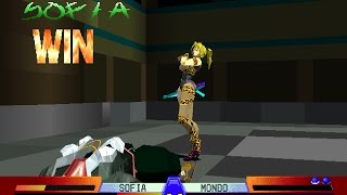 Battle Arena Toshinden 3 ePSXe Survival With Sofia 2 Wins [upl. by Einnal626]