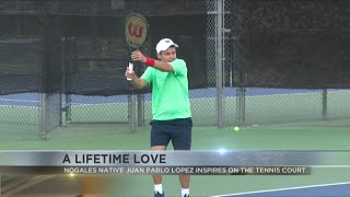 Nogales Special Olympian Juan Pablo Lopez serving up success on the tennis court [upl. by Allemap939]