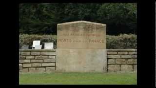 Bazeilles 2012  Ardennes  Cimetière de lOrée de la forêt [upl. by Eugnimod879]