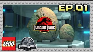 LEGO Jurassic World  EP 01 กำเนิดใหม่ไดโนเสาร์ [upl. by Dduj]