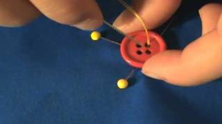 Sewing Tip 2 How To Hand Sew A Button [upl. by Annaliese47]