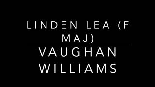 Linden Lea  Vaughan Williams piano accompaniment [upl. by Jamille779]