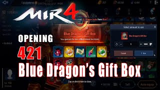 MIR4  421 Blue Dragons Gift Box [upl. by Elletnuahs]