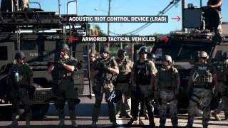 What weapons are police using in Ferguson [upl. by Haldane10]