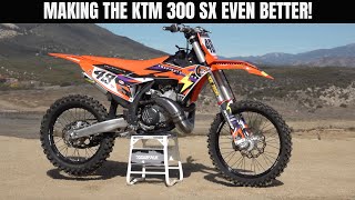 Making the 2024 KTM 300 SX Even Better [upl. by Ewen]