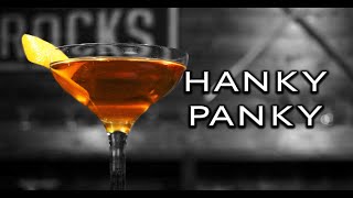 Hanky Panky Cocktail  Easy Gin Cocktails At Home  Booze On The Rocks [upl. by Naejarual395]