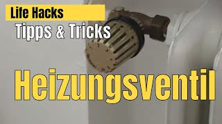 Heizungs Thermostat funktionsfähig machen oder tauschen [upl. by Nylcsoj]