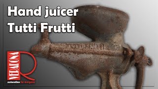 Rusty Hand juicer Restoration [upl. by Ttirrej]